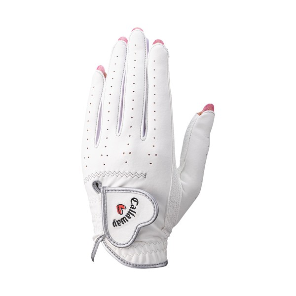 Callaway Gloves NAIL DUAL WMS WHT M 25 (M: 7.1