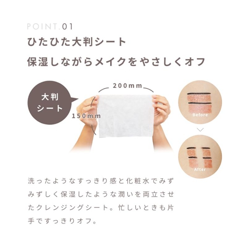 NICE & QUICK Cleansing Sheet, Alcohol Free, Nice & Quick