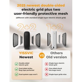 YISSVIC 20W Indoor Bug Zapper, Electric Fruit Fly Traps, Indoors Mosquito Zapper, Electric Fly Zapper, Moth Gnat Insect Killer for Home Office Garage Kitchen Dining Living Room