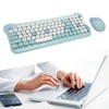 Wireless Keyboard and Mouse 2.4Ghz Connection Cute Keyboard Mouse Set
