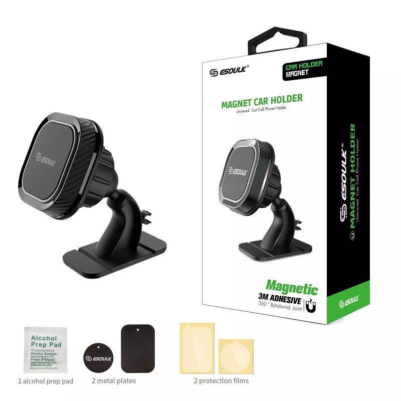 Esoulk Magnet Car Holder Stick On Dashboard