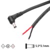 PENGLIN 2PCS 14AWG Right Angle DC Power Pigtails Cable, 5.5mm
