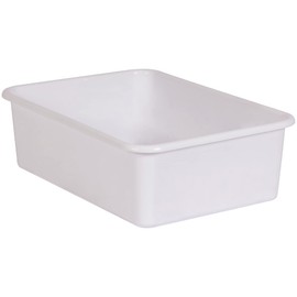 Teacher Created Resources® White Large Plastic Storage Bin