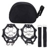 Ice Traction Cleats Shoe Crampons Snow Grips with 19 Spikes