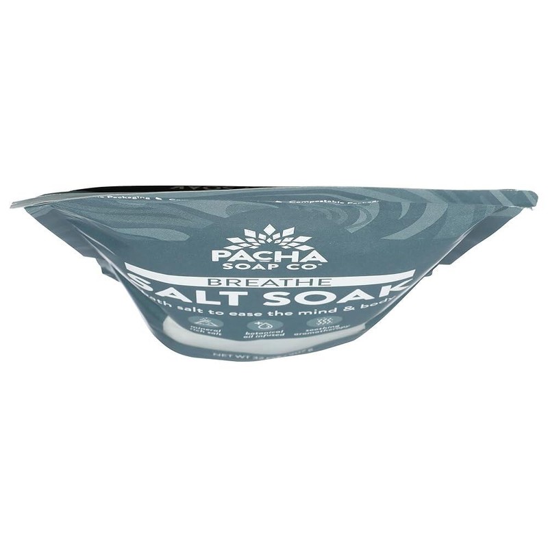 Pacha 파차 비누 브레스 솔트 소크, 32온스 Pacha Soap Breathe