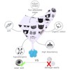 vuminbox Baby Bandana Drool Bibs 6-Pack and Teething Toys 6-Pack