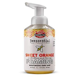 Beessential All Natural Bulk Foaming Hand Soap Refill, 16 oz Orange | Made with Moisturizing Aloe & Honey - Made in the USA