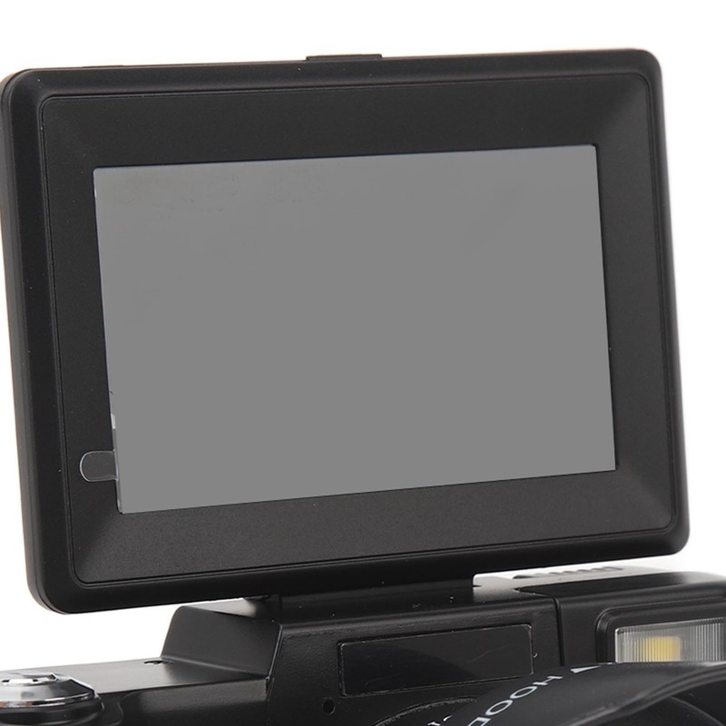 48MP 4K HD Digital Camera, 3-Inch Flip Screen With Auto