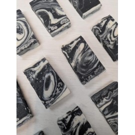 Natural Travel Soap Bar with Essential Oils, Kaolin Clay, Shea Butter, Handcrafted - Mini Travel bag 15g (Into the Night)