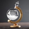 Viitech Storm Glass Weather Forecaster, Globe-Shaped Weather Glass Weather Station,