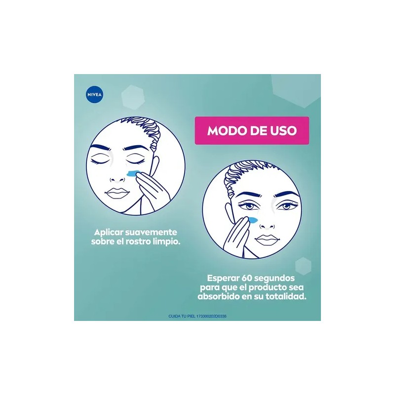 Nivea Gel Facial Refrescante E Hidratante Con Hyaluron 100ml