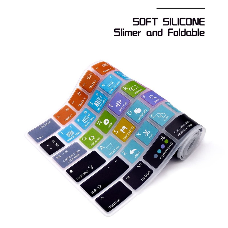 HRH Ableton Live Shortcut Hotkey Silicone Keyboard Cover Keypad Skin