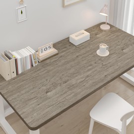 CHIHUT Light Brown Wood Contact Paper Peel and Stick Thicken Realistic Wood Grain Wallpaper for Countertops Waterproof Self Adhesive Wooden Look Wall Paper for Kitchen Cabinets 12"x100" Vinyl Wrap