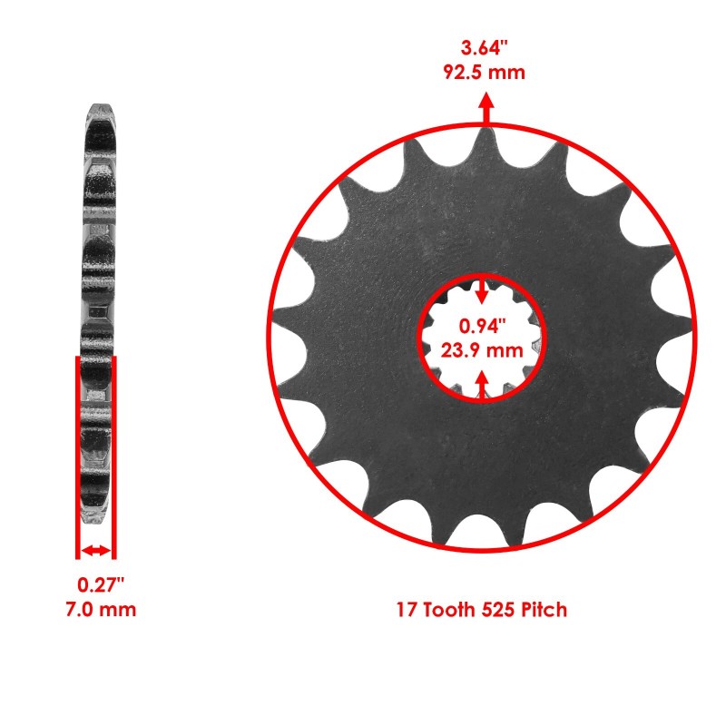 Suzuki Red Drive Chain And Sprocket Kit for Suzuki DL1000