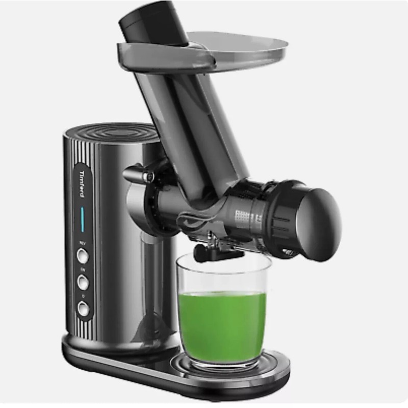 Timford Juicer Machine Masticating Juicing Veggie Fruit Extractor Cold Press