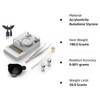 MAXUS MAXUS Milligram Scale 100g/0.001g Sliver, Mg Scale with 20g