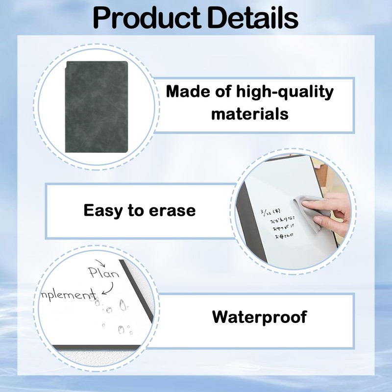 Mini 1Set Small Whiteboard A5 Notepad,16.7 x 24.2 cm Desk