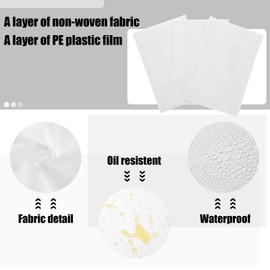 30 Pieces Massage Table Sheets 31 x 79 Inches Large Disposable Bed Table Cover Spa Bed Covers Non-woven Massage Table Cover Flat and Fitted Sheets for Massage Table Waterproof Bed Cover (White)