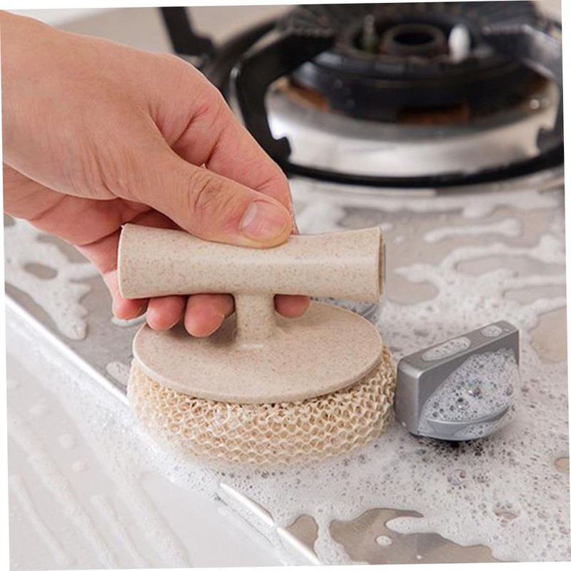 CIYODO 2sets Short Handle Cleaning Brush for Kitchen Bowl Durable