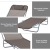 Outsunny Folding Chaise Lounge Chair, Pool Sun Tanning Chair, Outdoor