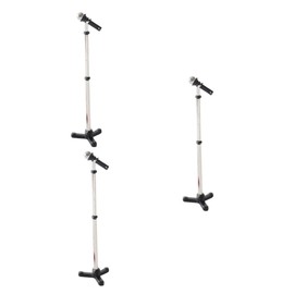 Vaguelly Pack of 3 Mini Microphone Miniature Stand Microphone Dollhouse Microphone Ornaments Microphone Prop Miniature Microphone for Children Landscape Decoration Small Microphone