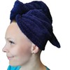 LLAMAXY 100% Pure Organic Cotton Hair Towel - Quick Dry