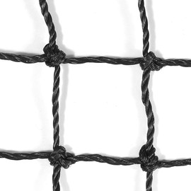 Aoneky #48 10 x 30 ft Twisted Knotted Soccer Backstop Net, Sports Practice Barrier Net, Soccer Ball Hitting Netting, Soccer High Impact Net, Heavey Duty Soccer Containment Net
