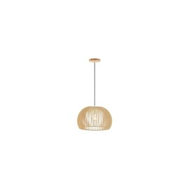 SAFAVIEH Lighting Collection Mesa Natural Adjustable Pendant Hanging Light Fixture, Ideal for Dining Room, Kitchen Island, Entryway (LED Bulb Included)