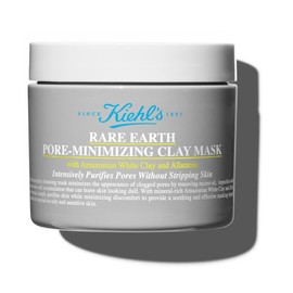 Kiehl's Rare Earth Pore-Minimising Clay Face Mask, Purifying Mask with Amazonian White Clay and Allantoin, Visibly Reduces Pores, Minimises Blackheads, For Normal to Oily Skin Types