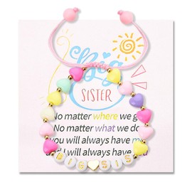 Big Sister Announcement Gifts for Women Daughter Big Sis Bracelet for Women Sister Birthday Gifts for Big Sister Gifts from Little Sister Brother Granddaughter Niece New Sister Gifts for Women