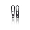 TIKIDESIGN Titanium Zip Zipper, Pack of 2 Zip Pendants, Removable