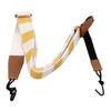 Ukulele Strap Cotton Adjustable Grid Pattern Hole Free Installation Belt