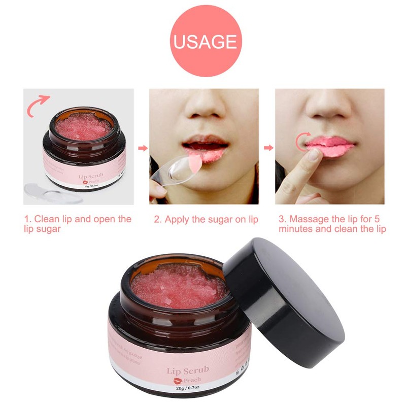Exfoliante para labios, exfoliante para labios Exfoliante orgánico para labios