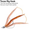 Dr.Fish 20 Pack Texas Jig Head with EWG Hooks, Swinging