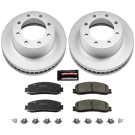 Power Stop CRK6545 Front Z17 Evolution Geomet Coated Brake Kit For Ford F-250 Super Duty 2012, Ford F-350 Super Duty 2012 [Model Specific]