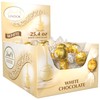Lindt LINDOR White Chocolate Candy Truffles, White Chocolate Candy with