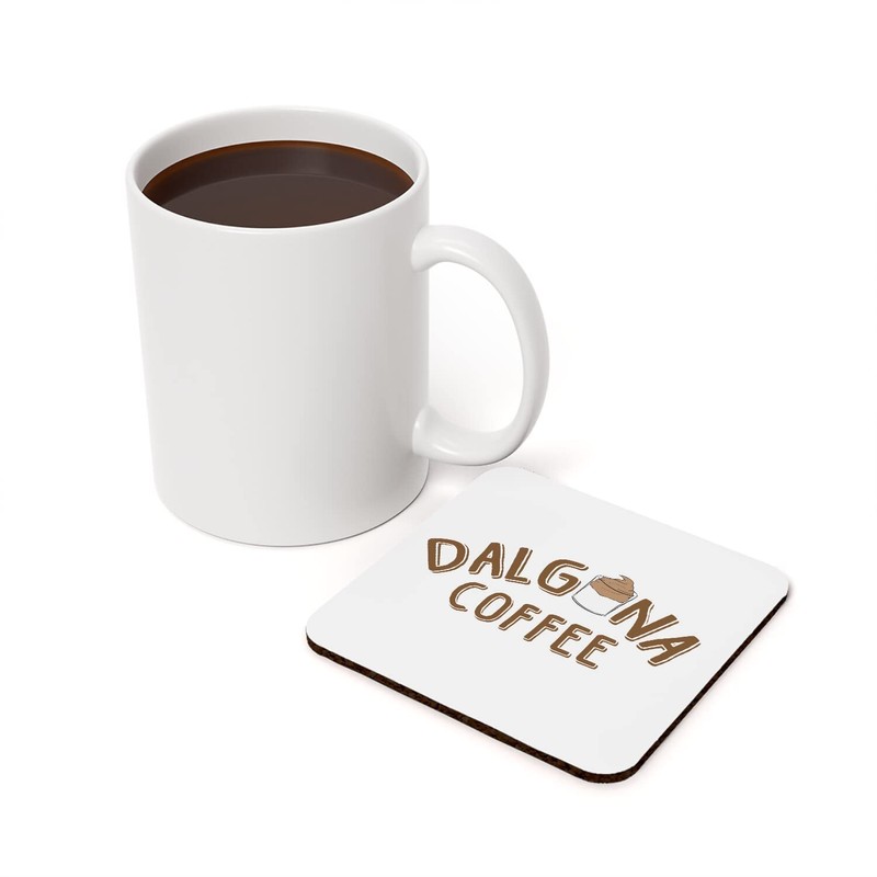 Cork Coasters - Dalgona Coffee Coffee Drink Dessert - Pack