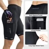 X-TIGER Padded Bike Shorts for Women 5D Gel Padding with