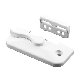 Prime-Line F 2899 Window Sash Lock 2-1/4 H/C w/Keeper Die White w/Screws (Single Pack)