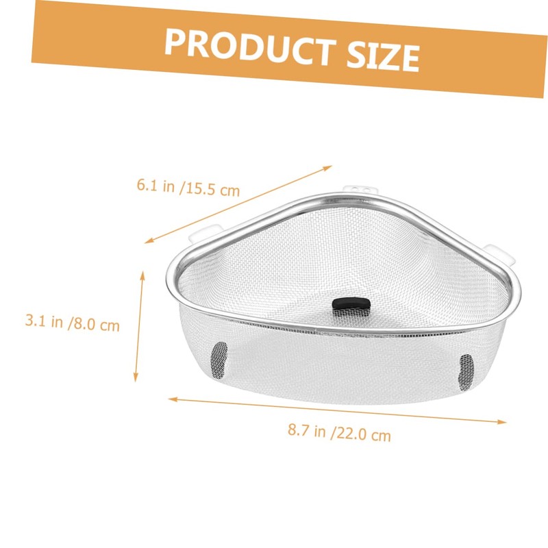 Outanaya Stainless Steel Sink Drainer Basket Kitchen Sink Drain Strainer