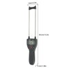 Digital LCD Grain Moisture Meter Dual Probe Backlight Grain Moisture