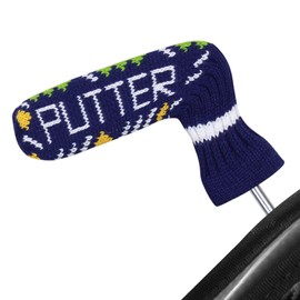 Scott Edward Golf Blade Putter Cover 1 Piece Double Layer Knitted Fit Blade Putter Cover Cute and Soft