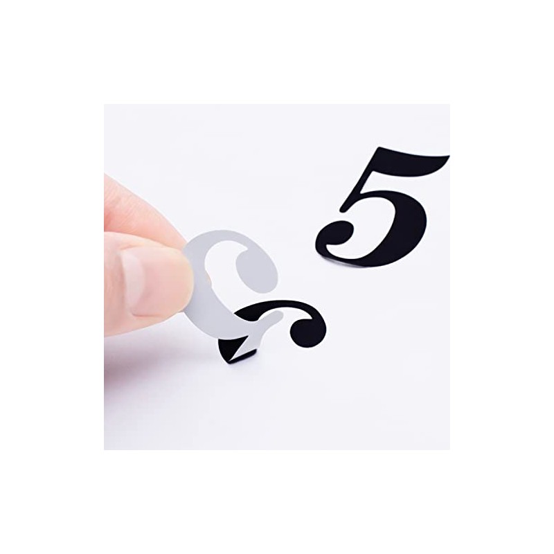 Number Stickers Large Alphabet Waterproof Stickers Letter Stickers Number Stickers