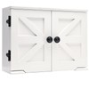 Excello Global Products Barndoor Spice Cabinet, White