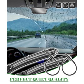 2Pcs 26In/16In Front Windshield Wiper Blade Refill Kit Fits For Toyota RAV4 Corolla Lexus GS 2013-2019 Replace 85214-02340,85214-0R040 (Driver and Passenger Side)