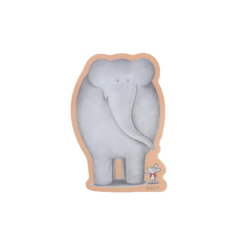 Mouse Kun Vest [Die Cut Sticker] Character Sticker / Nakayoshi