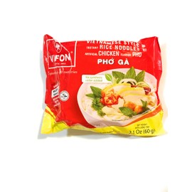 Vifon vietnamese Style Instant Rice Noodles Artificial Chicken Flavour PHO 2.1 Oz(10 Pack)