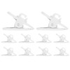 sourcing map 10pcs Headphone Wire Clips 0.94" Length Small Headset