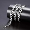 Jewellery Mens & Womens Stainless Steel Necklace 9mm 26 inch