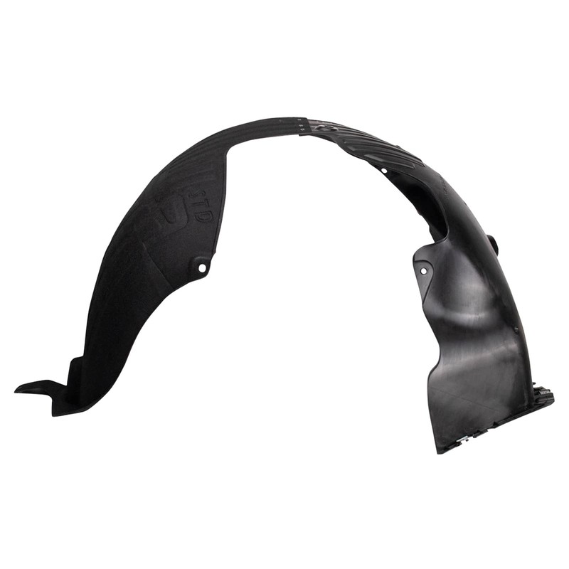 TRQ Front Left Inner Fender Liner Black Drivers Side Compatible